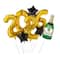 Gold Champagne Bottle New Year's 2026 Foil Balloon Bundle